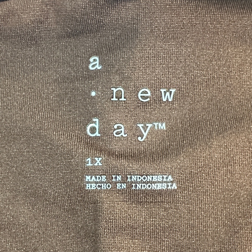 A New Day Brown Maxi Dress NWT Size XL - Picture 3 of 7